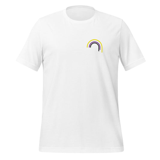 Non-Binary Rainbow Drip Unisex T-Shirt