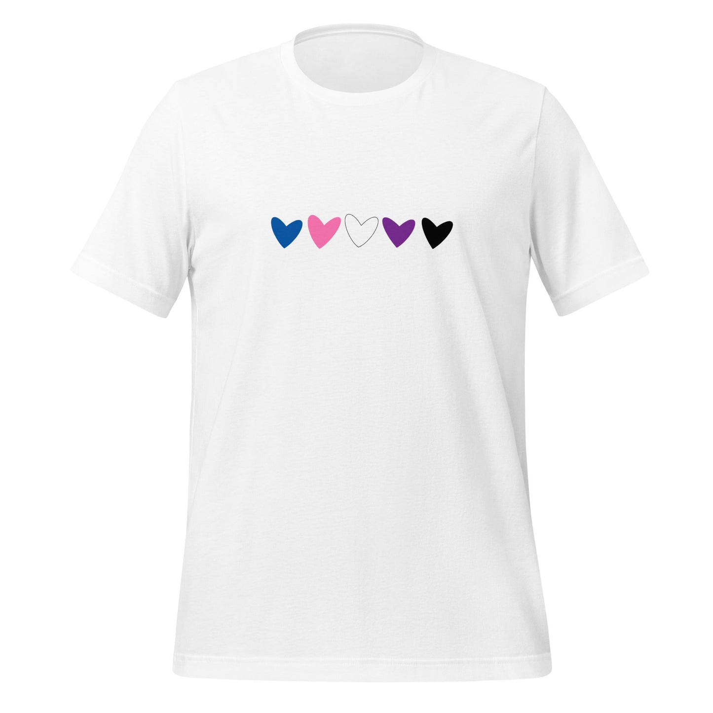 Genderfluid Hearts Unisex T-Shirt