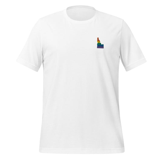 Idaho Rainbow Embroidered Unisex T-Shirt