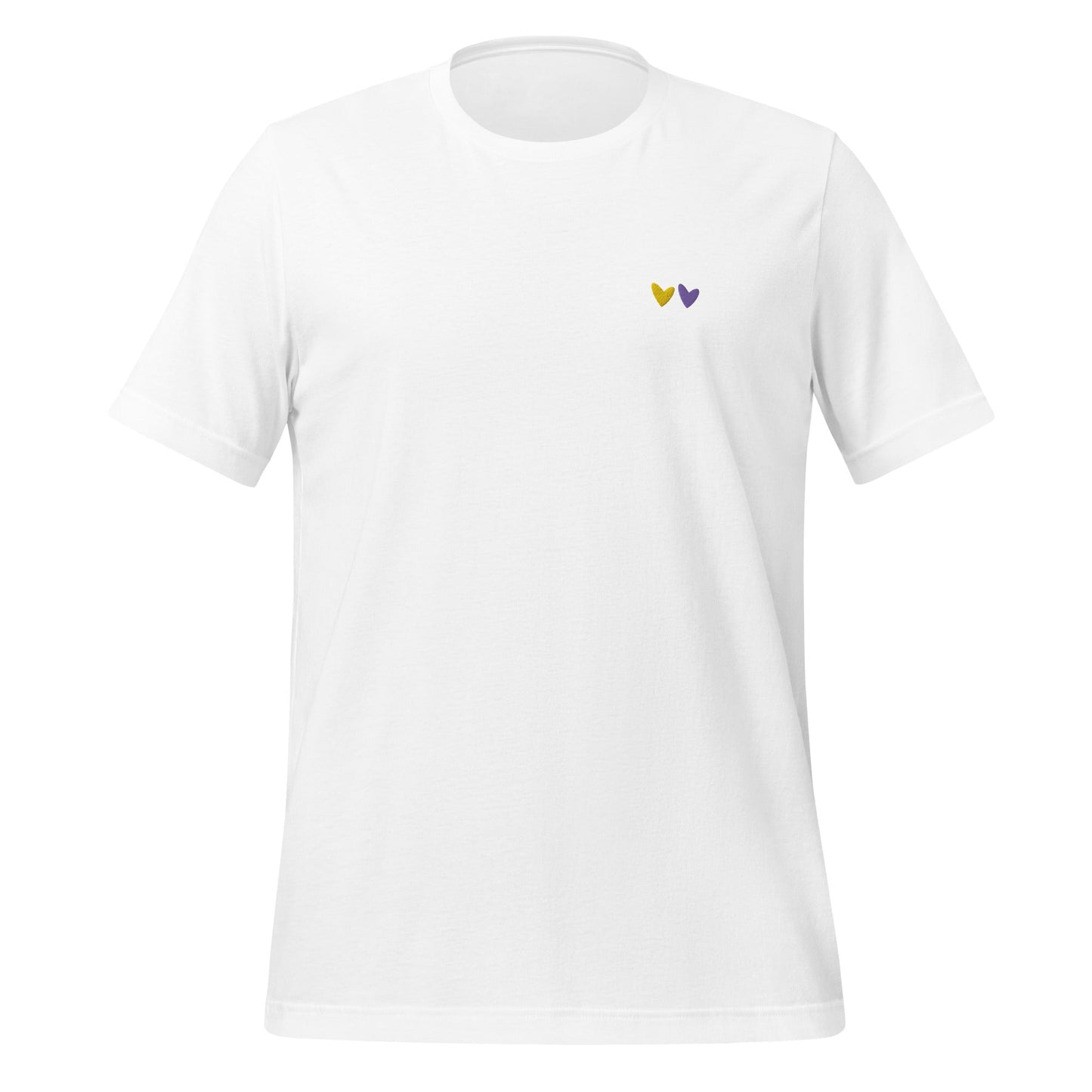 Intersex Hearts Embroidered Unisex T-Shirt