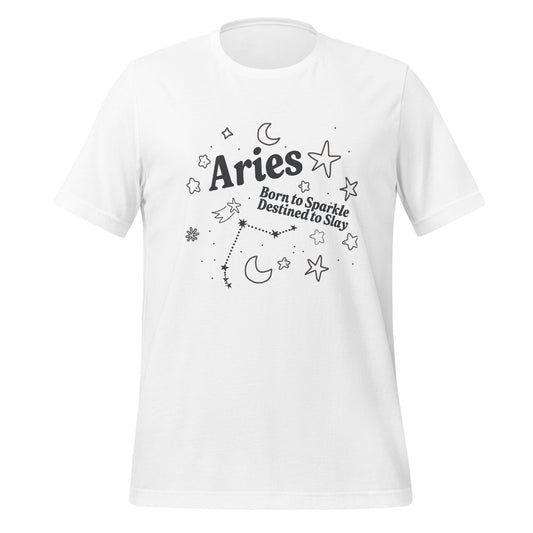 Aries Born to Sparkle Unisex T-Shirt