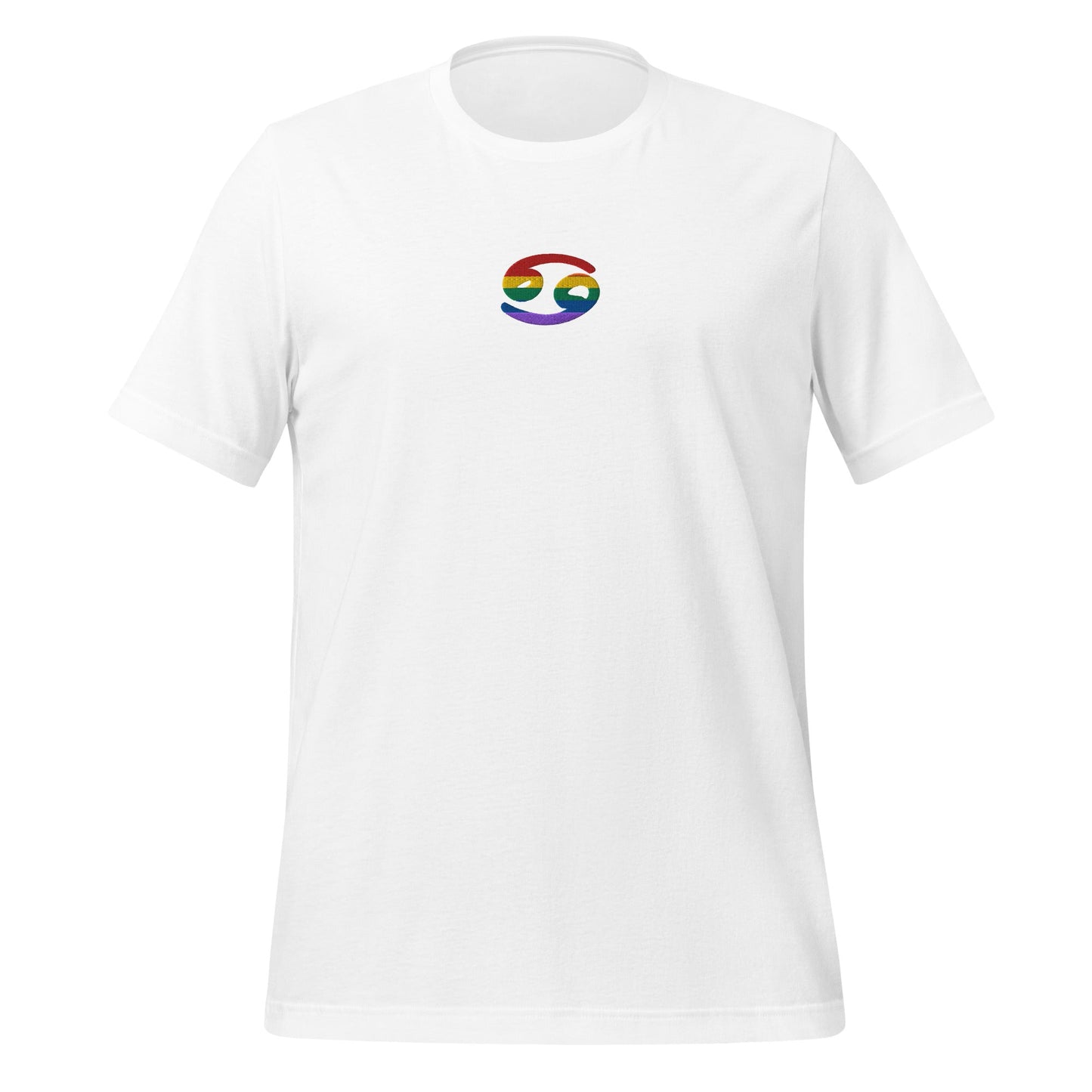 Cancer Rainbow Embroidered Unisex T-Shirt