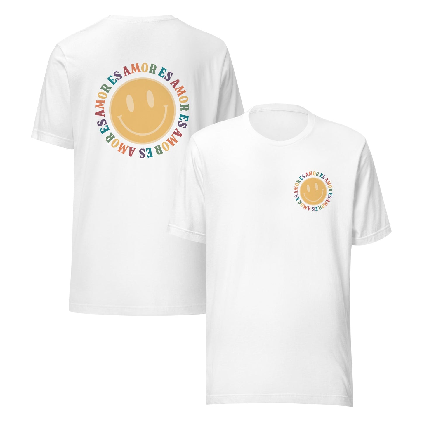 Amor es Amor Smiley Face Unisex T-Shirt