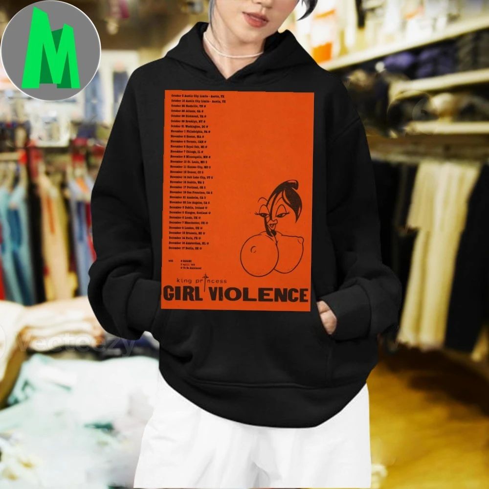 King Princess Girl Violence Tour 2025 Poster Shirt