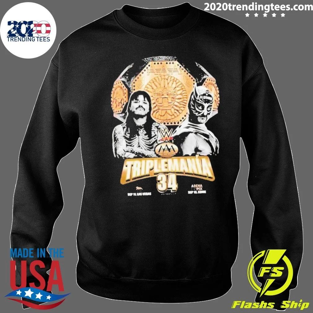 Triplemania 34 Lucha Libre Worldwide Event Poster Shirt