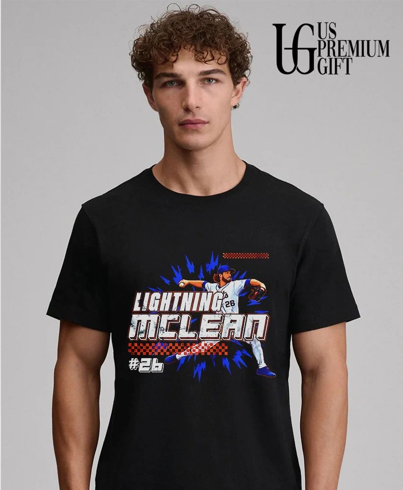 Lightning McLean Nolan McLean New York Mets baseball shirt