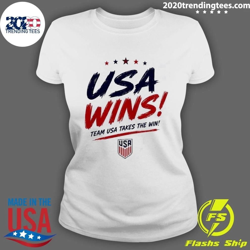 USA Wins Team USA Takes The Win Basketball World Cup 2026 Shirt