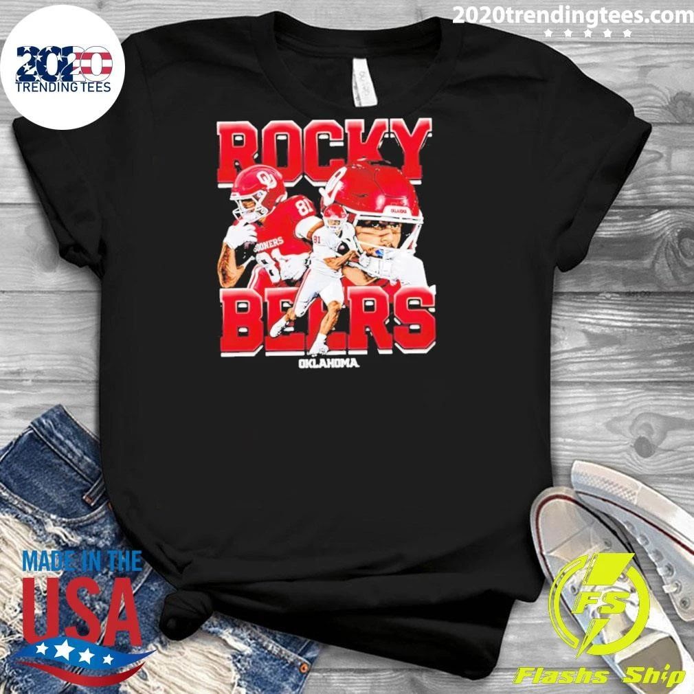 Rocky Beers Oklahoma Sooners Football Player Graphic Shirt
