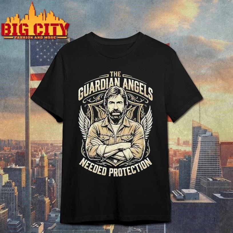 The Angels Needed Protection Rip Chuck Norris Vintage Shirt