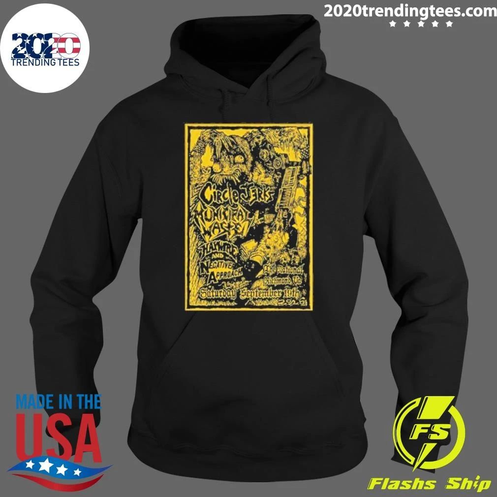 Circle Jerks Poster Show In Richmond VA On September 19 2026 Shirt