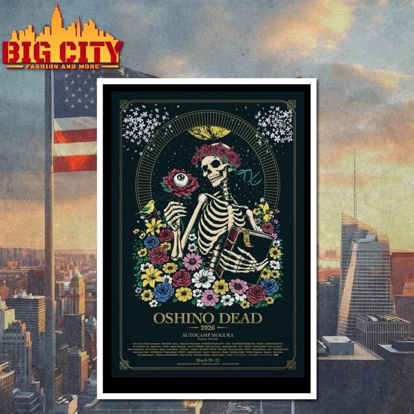 Oshino Dead March 20-22 2026 In Numazu, Shizuoka Tour Poster Shirt