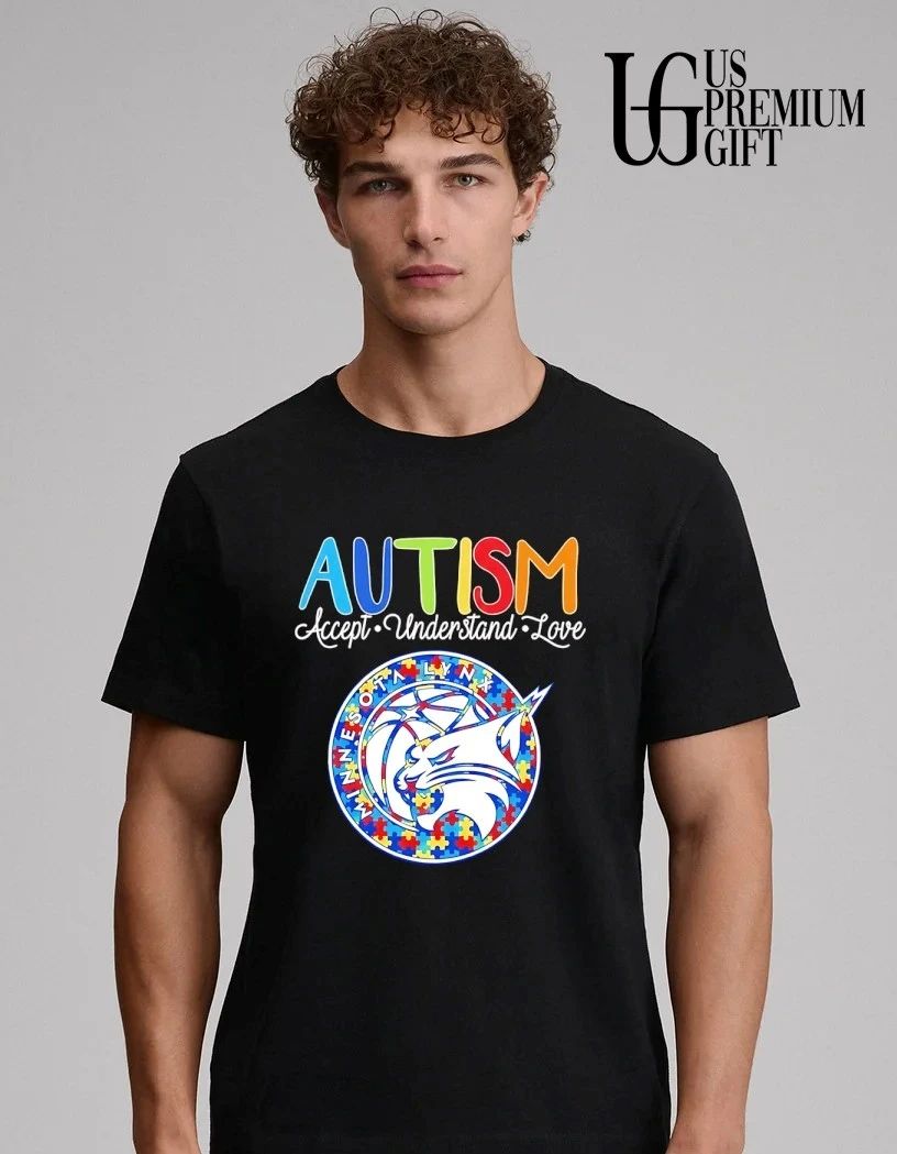 Minnesota Lynx Autism Awareness Accept Understand Love Basketball 2026 shirt