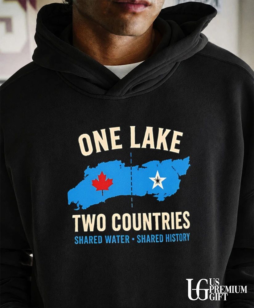 One Lake two countries shared water shared history shirt