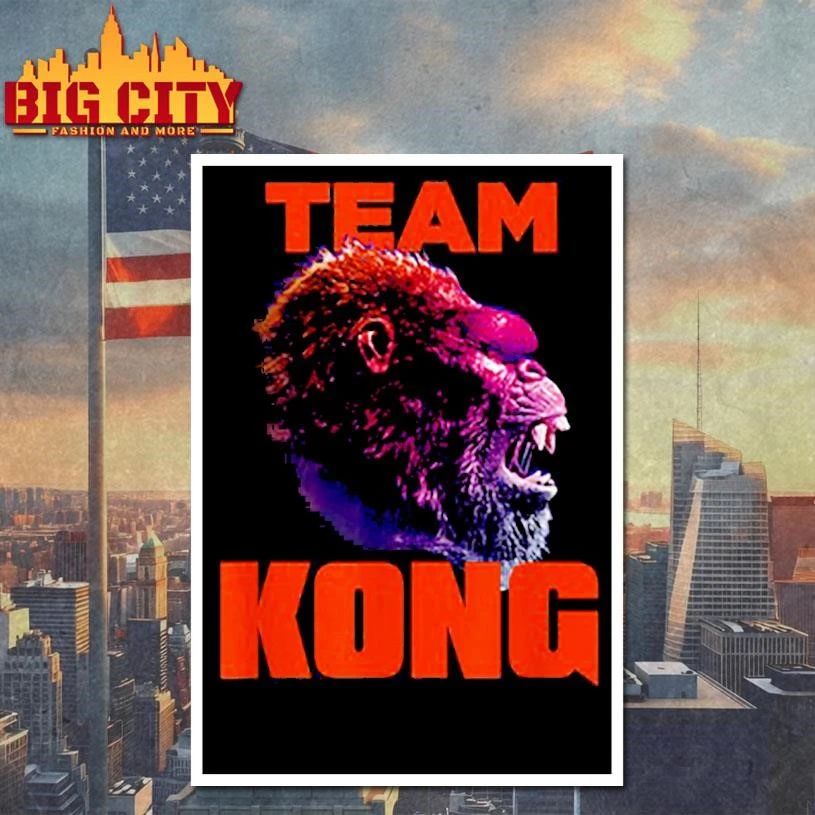 Team kong godzilla vs kong shirt