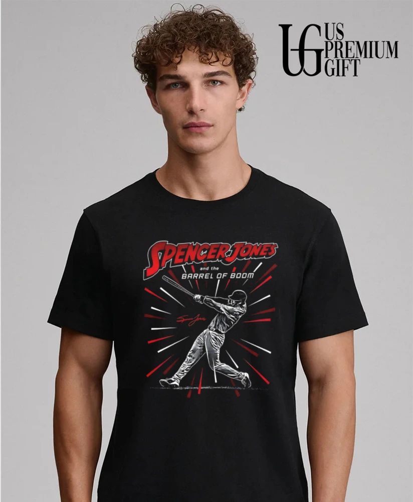 Spencer Jones and The Barrel Of Boom New York Yankees baseball signature shirt