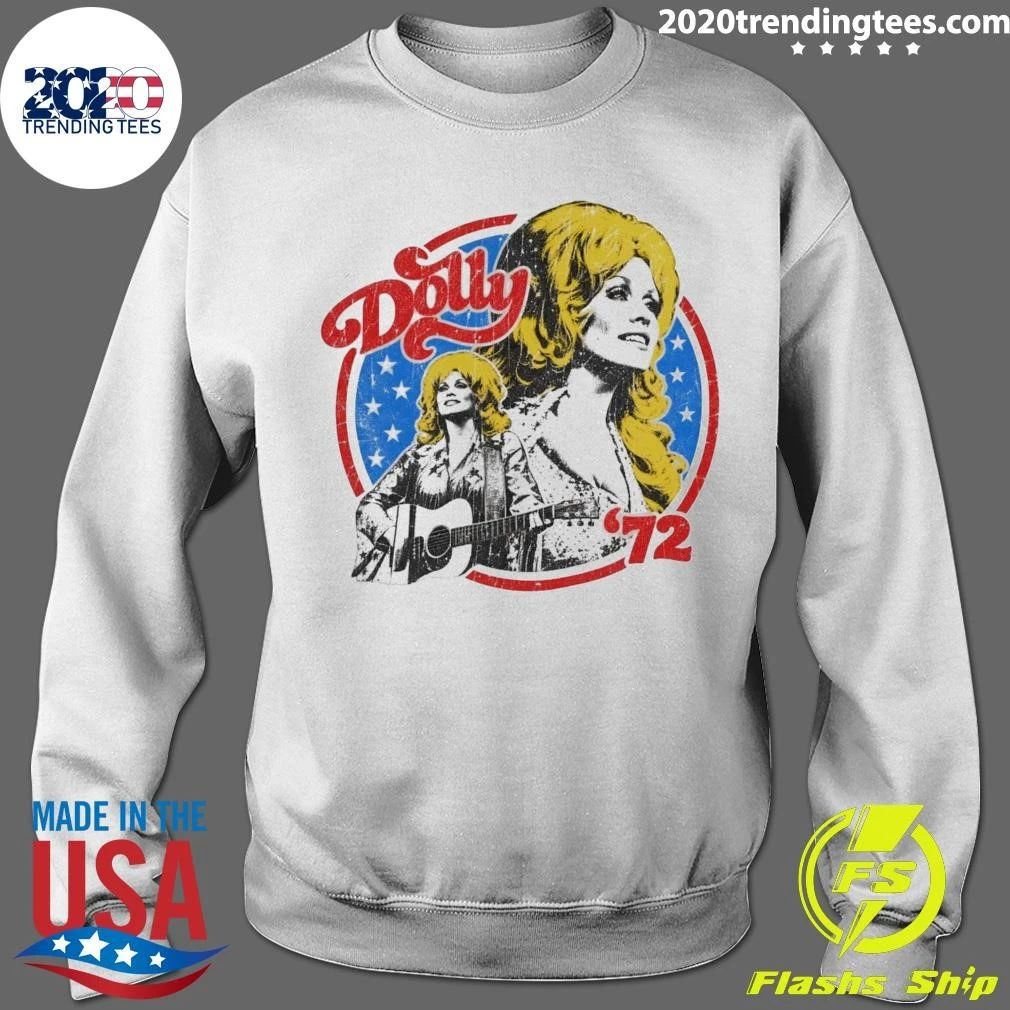 Dolly 72 Ringer Tee Vintage 70s Country Music Retro Shirt