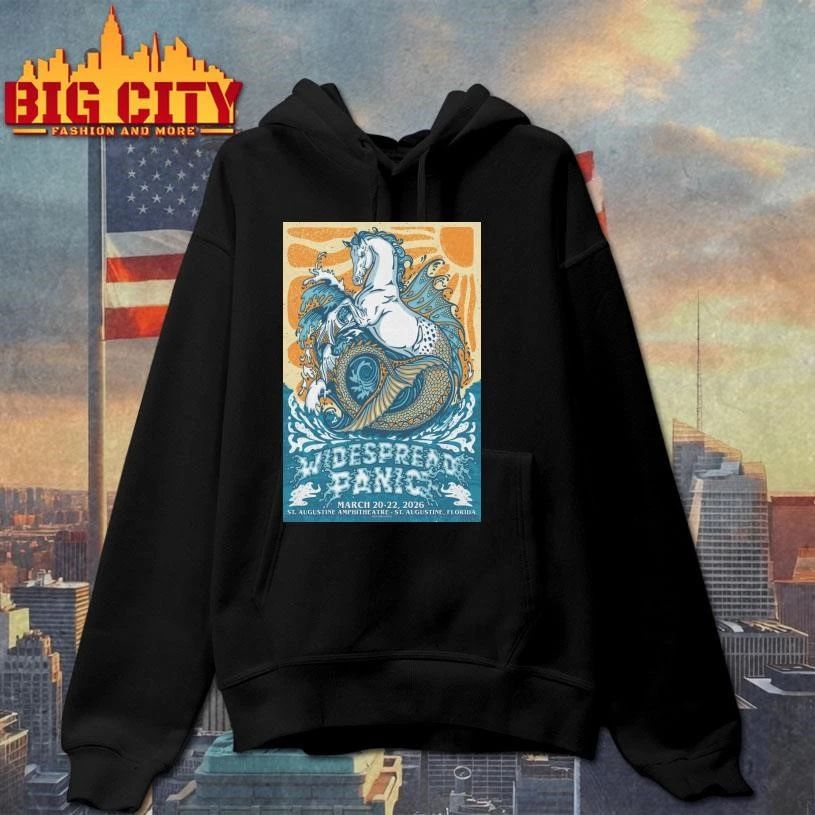 Widespread Panic at the St Augustine Amphitheatre in Saint Augustine, FL Mar 20-22, 2026 Poster Shirt