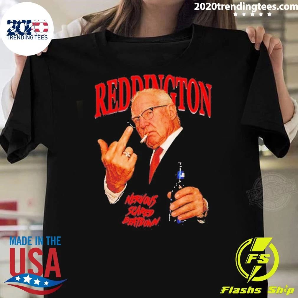 Kevin Reddington Middle Finger Nervous Scared Beatdown Shirt