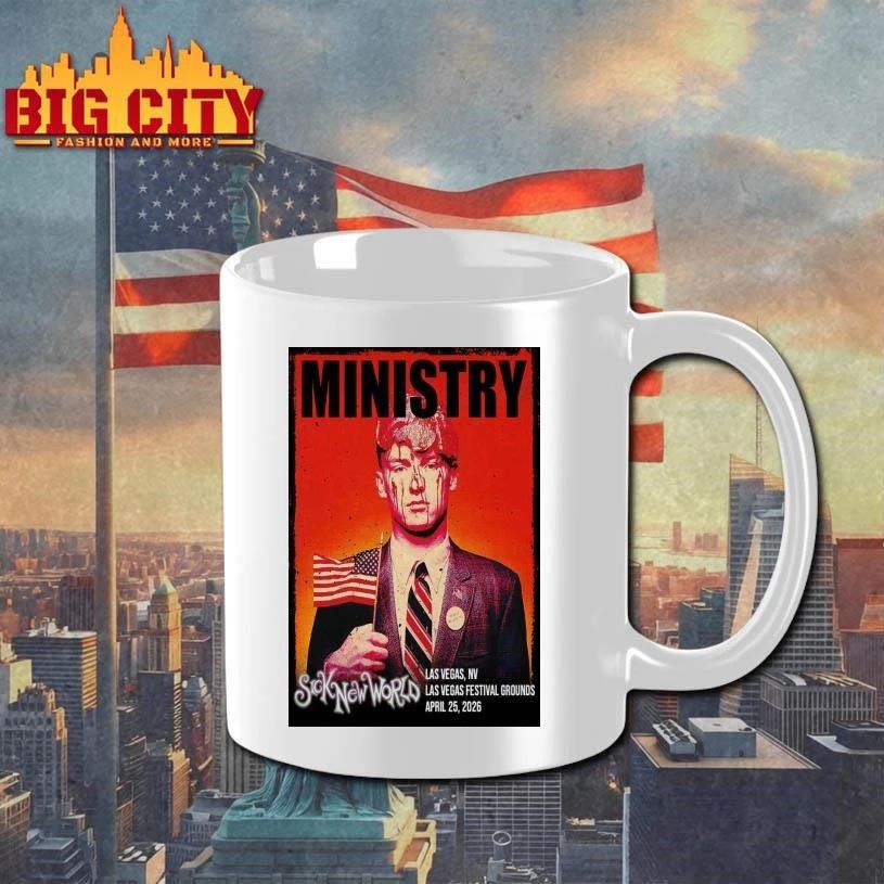 Ministry Las Vegas Festival Grounds Las Vegas NV Apr 25, 2026 Poster Shirt