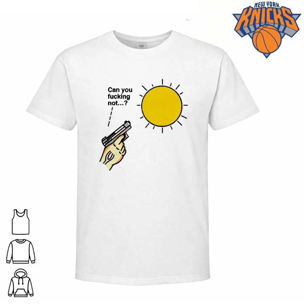 Can You Fucking Not Hand Pointing Gun At Hot Sun Weather Meme Shirt
