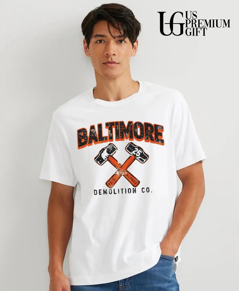 Baltimore Demolition Co. Pete Alonso Baltimore Orioles baseball shirt