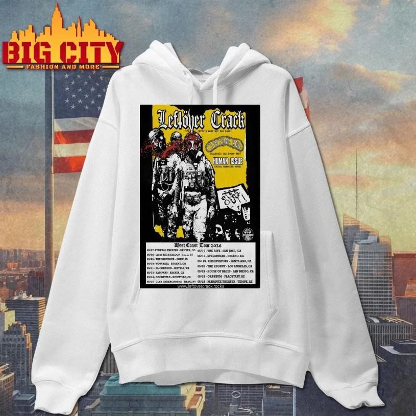 Leftover Crack West Coast Tour 2026 Poster Shirt