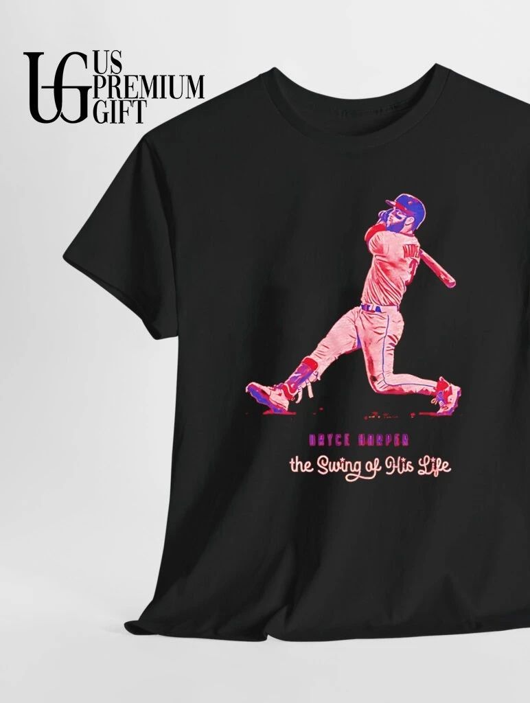 The Swing Of His Life Bryce Harper Philadelphia Phillies baseball signature shirt