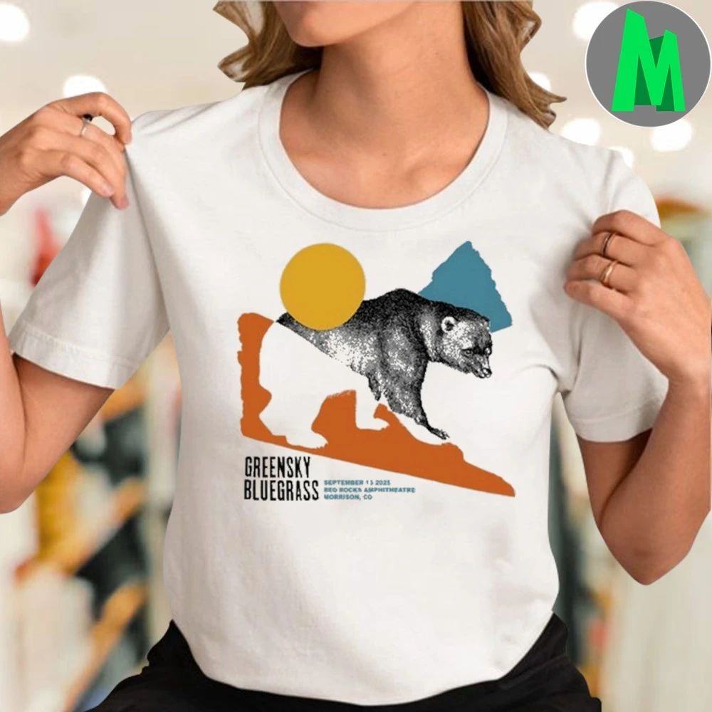 9-13-2025 Greensky Bluegrass Tour Red Rocks Shirt