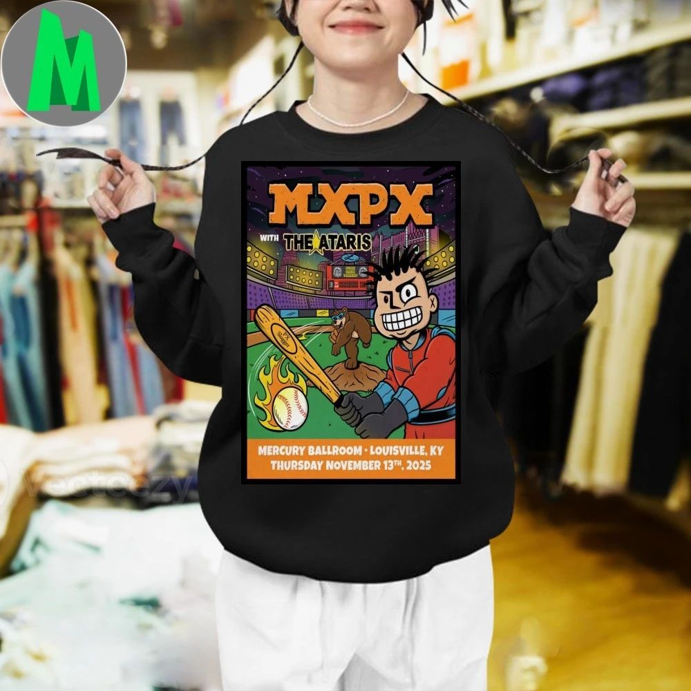 MXPX Louisville KY Concert Nov 13 2025 Poster Shirt