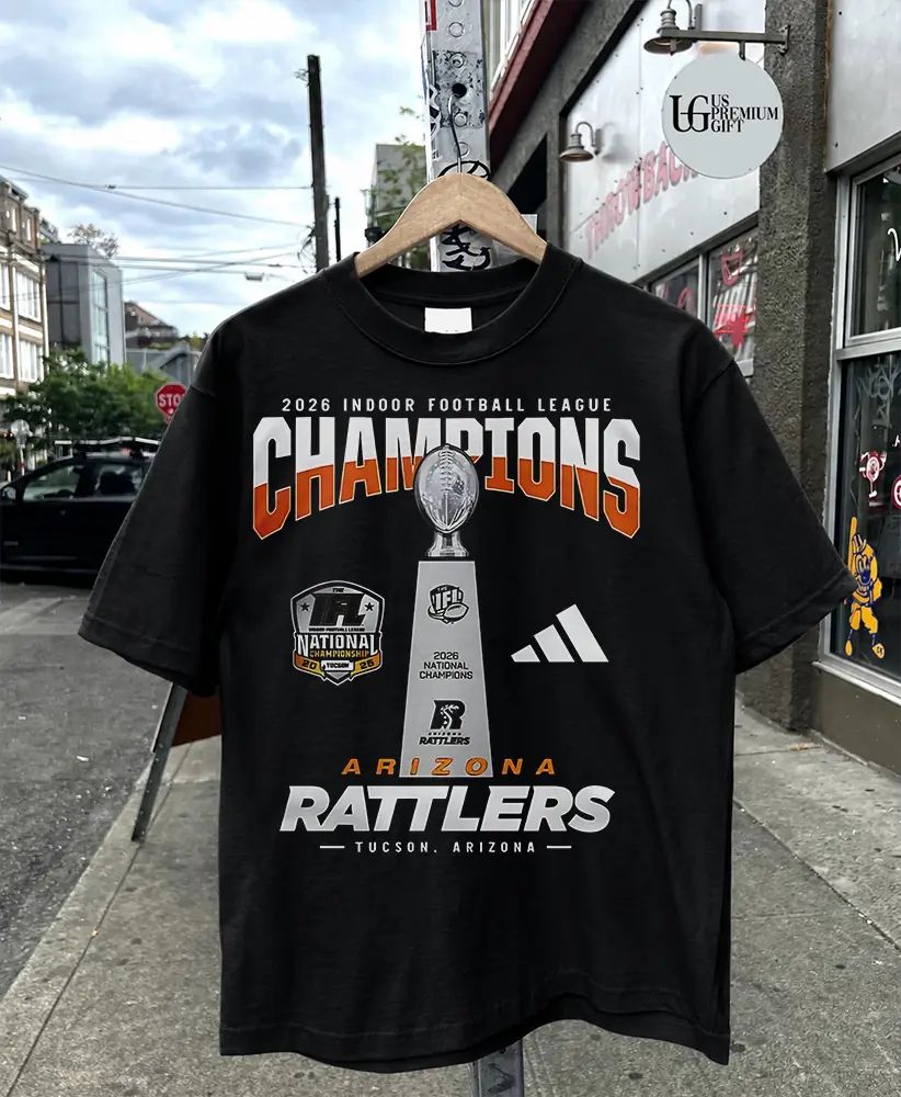 2026 Arizona Rattlers Indoor Football League National Champions trophy T-shirt