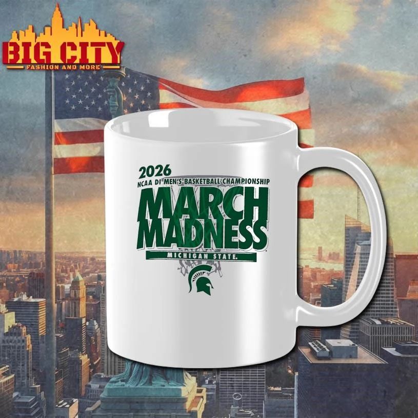 Michigan State Spartans March Madness NCAA DI Men’s Championship 2026 College Basketball Shirt