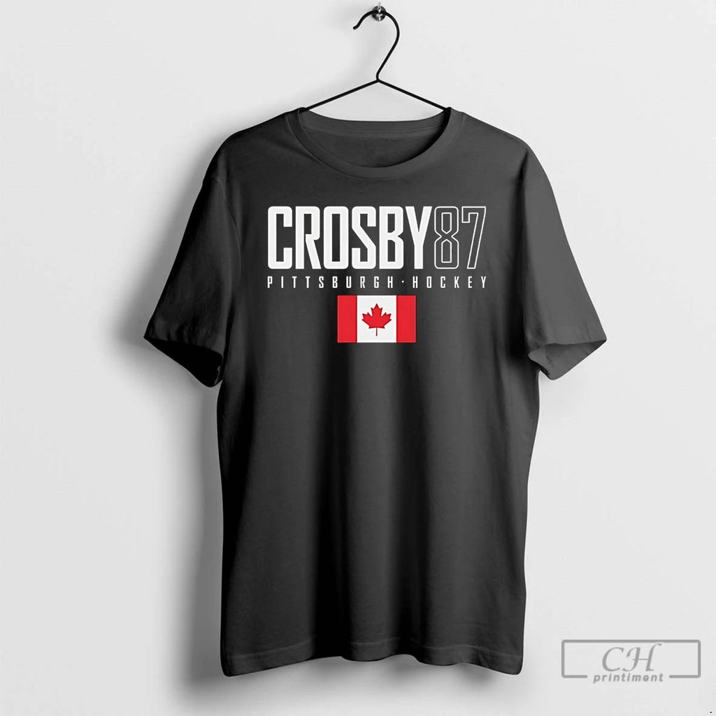 Classic Sidney Crosby Pittsburgh Canada Elite Number And Name