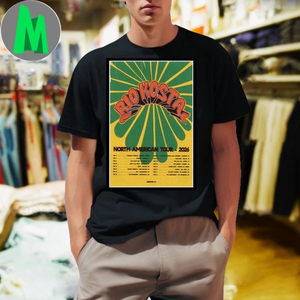 Rio Kosta Tour North American 2026 Poster Shirt