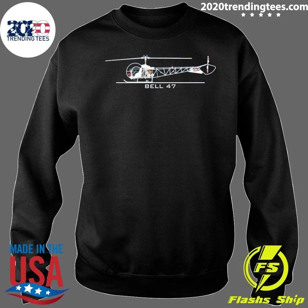 Bell 47 Helicopter Aeroclassic Retro Shirt