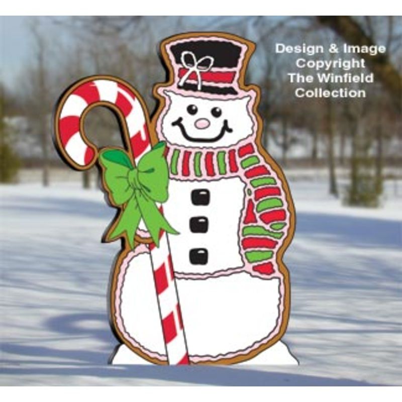 Gingerbread Snowman Pattern