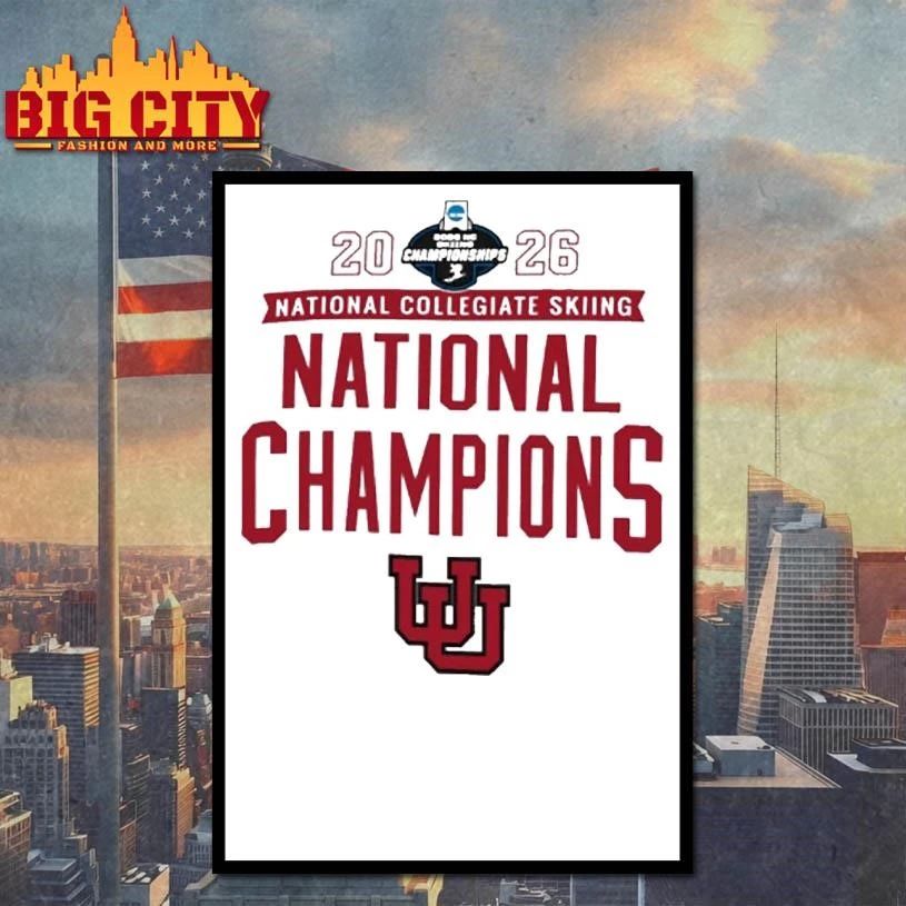 tah Utes 2026 Ncaa National Collegiate Skiing National Champions Shirt