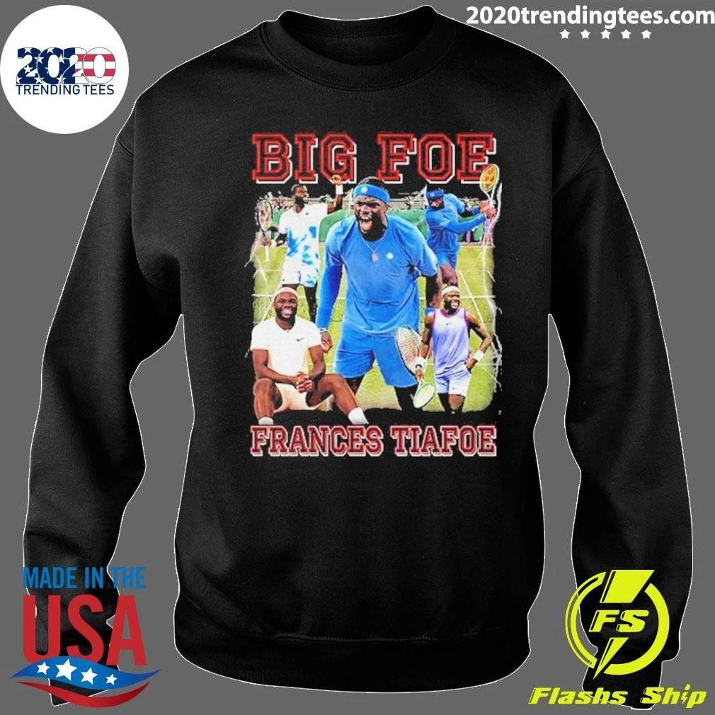 Frances Tiafoe Tennis Athlete Big Foe Us Tennis Shirt