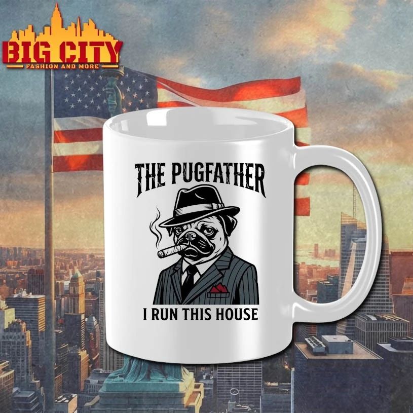 The Pugfather I run this house T-shirt