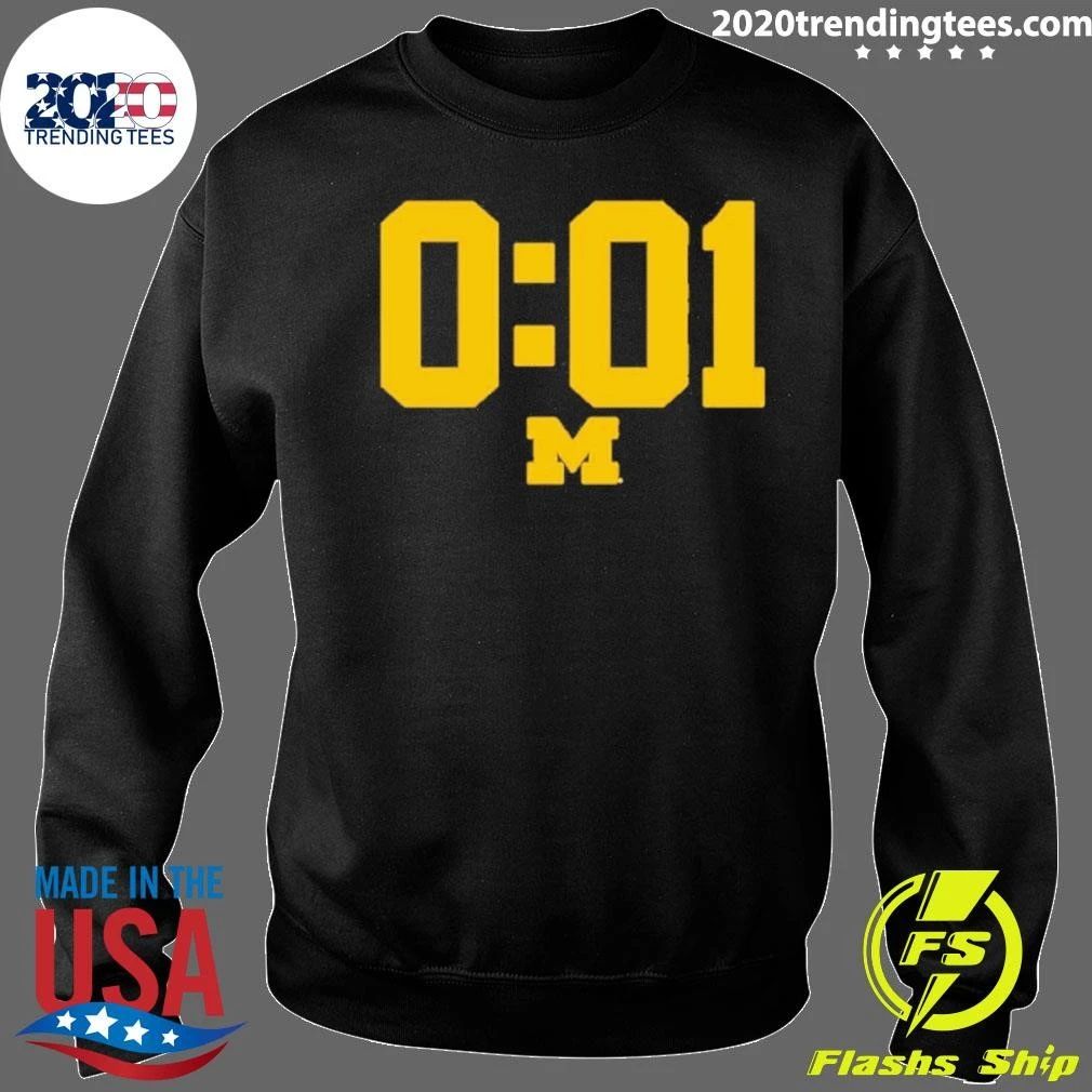 Michigan Wolverines A Lot Can Happen In 0.01 Seconds Shirt