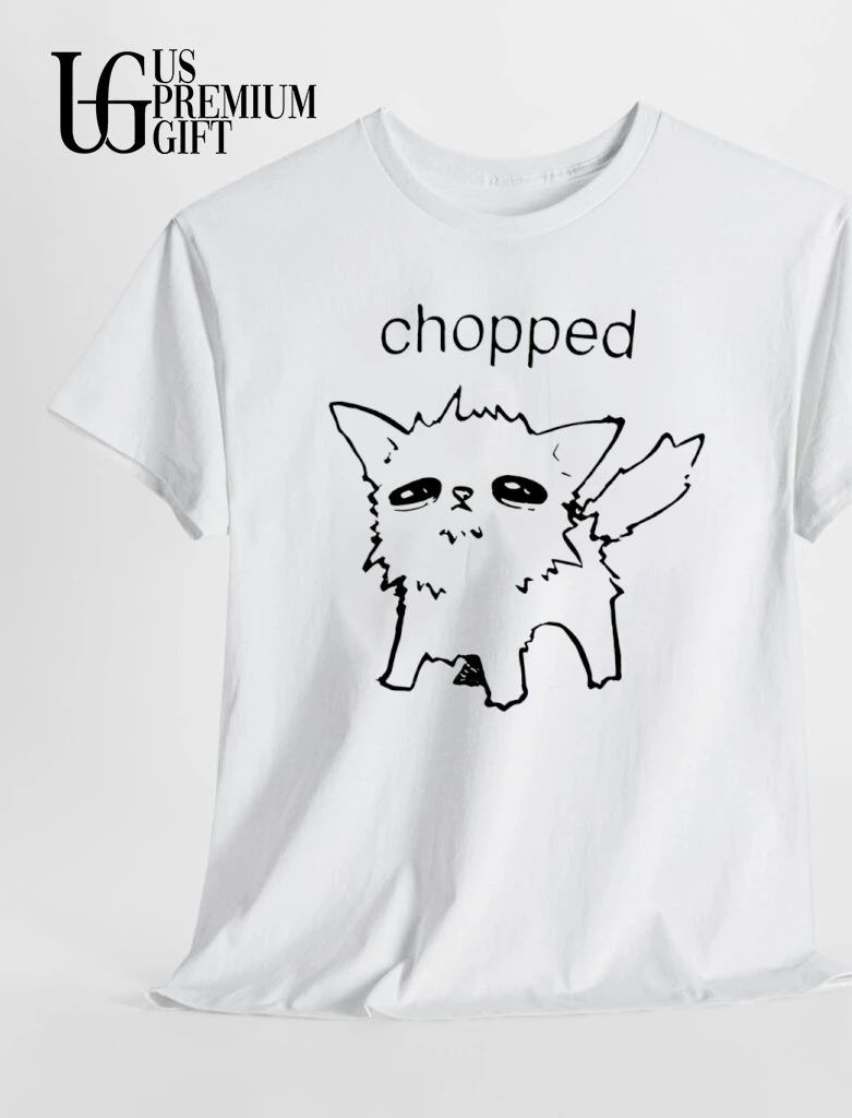 Chopped Cat drawing shirt