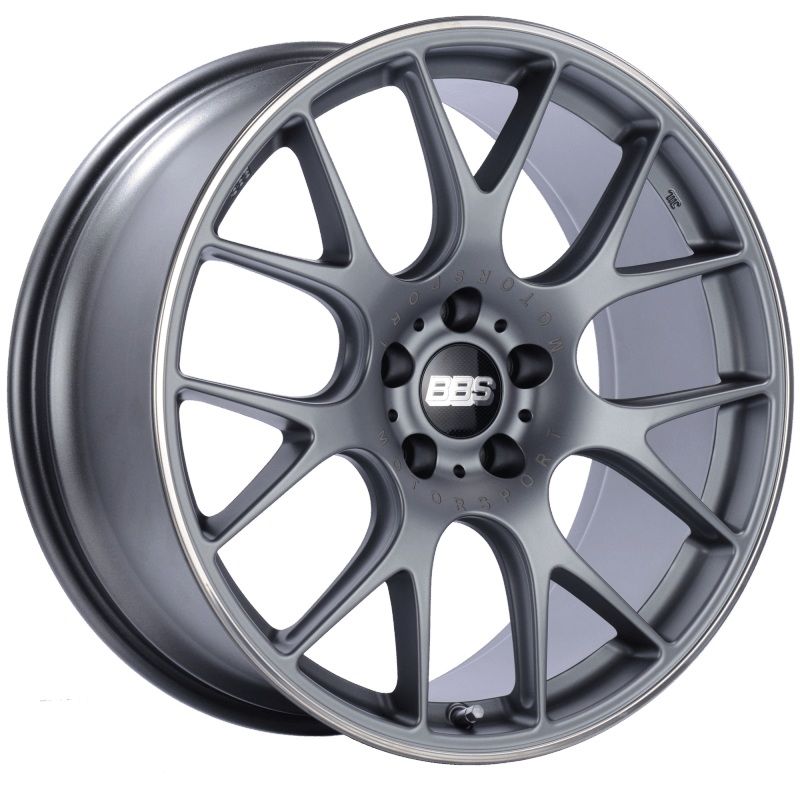 BBS CH-R 20×9.5 5×114.3 ET40 CB66 Satin Titanium Polished Rim Protector Wheel