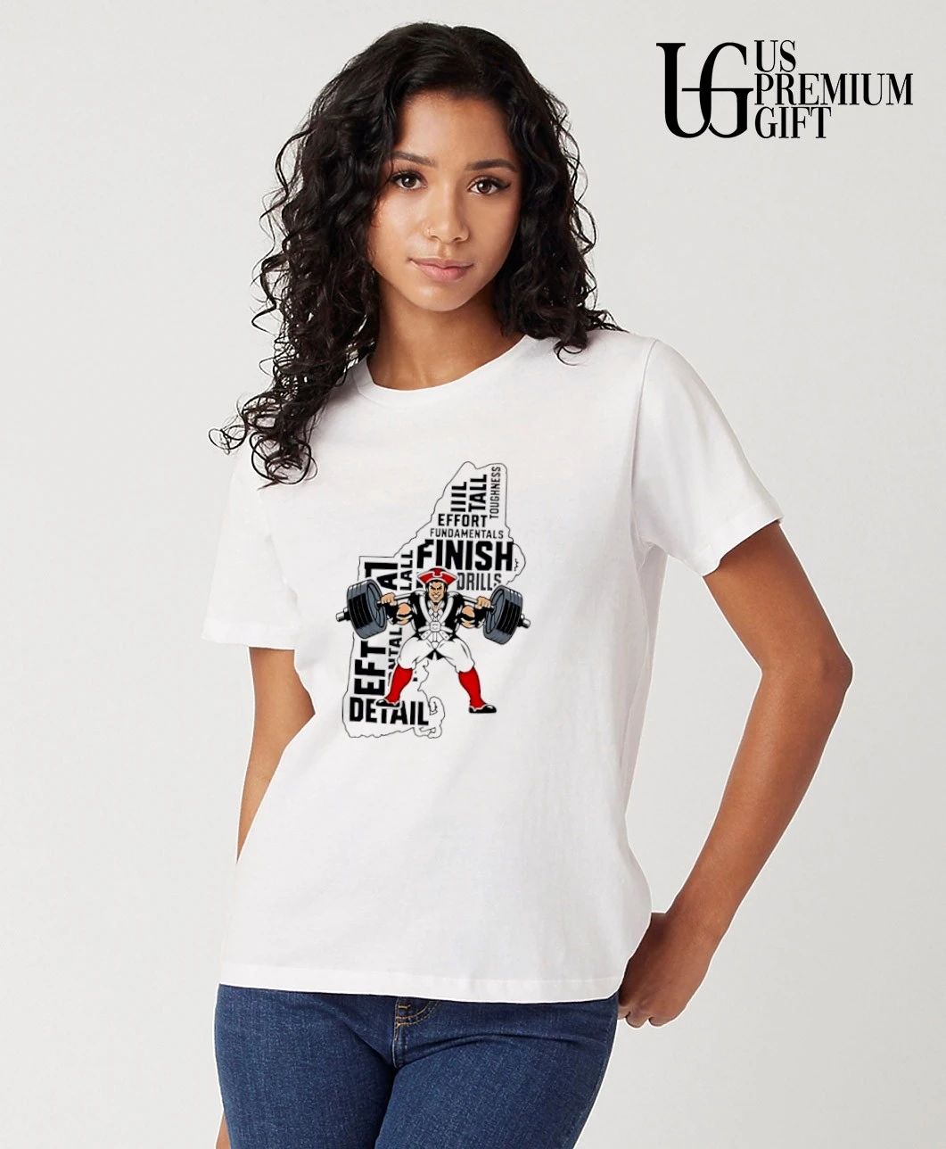 Pat Patriot Colonial Barbell shirt