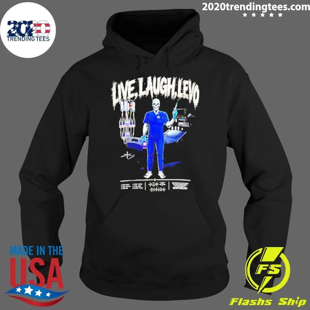 Live Laugh Love Skeleton Nurse Nursing Shirt