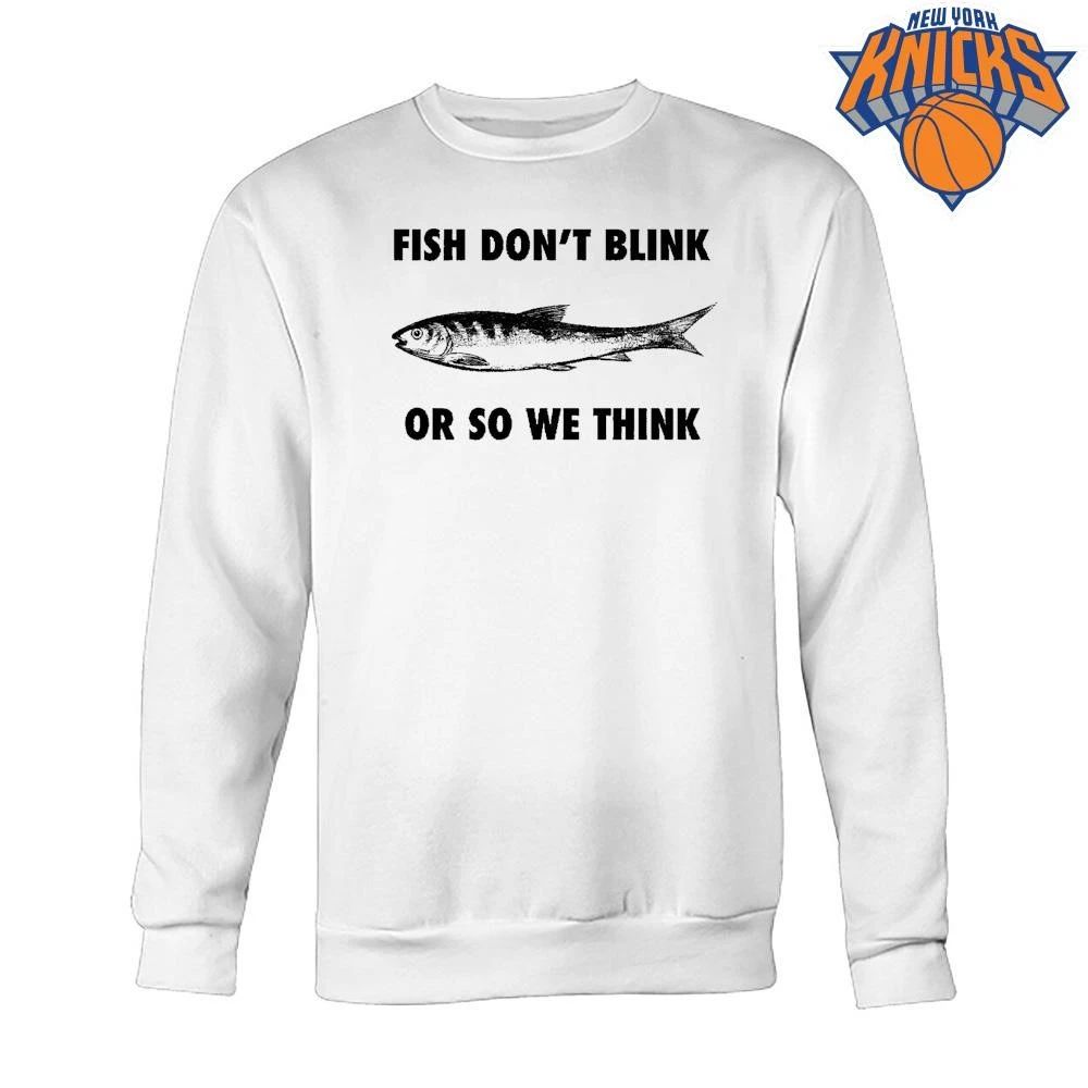 Fish Don’t Blink Or So We Think Funny Fishing Vintage Sardine Shirt
