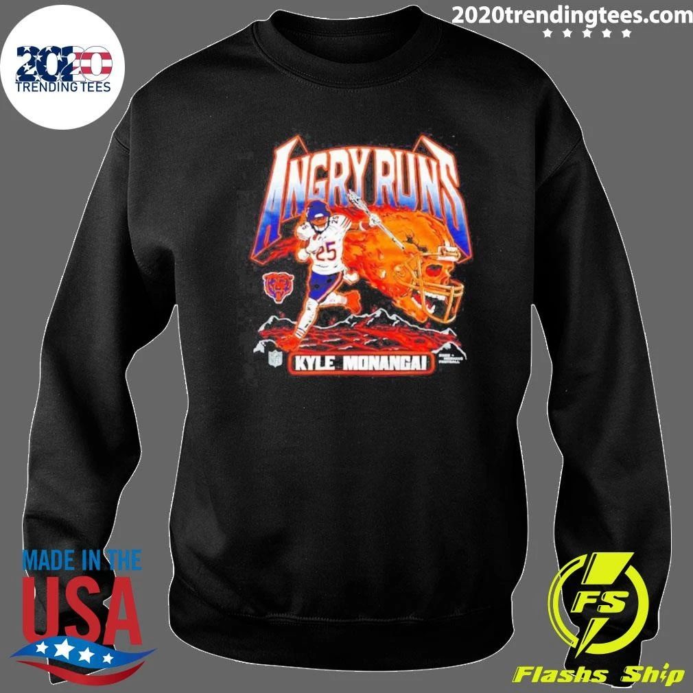 Angry Runs 25 Bears Kyle Monangai Shirt