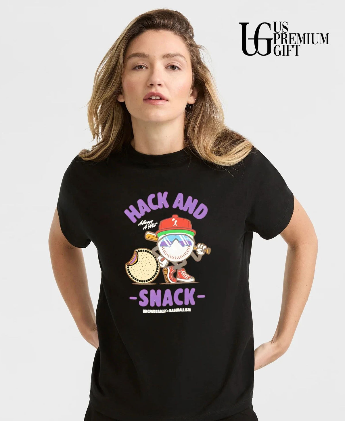 Hack and Snack baseball Uncrustables shirt
