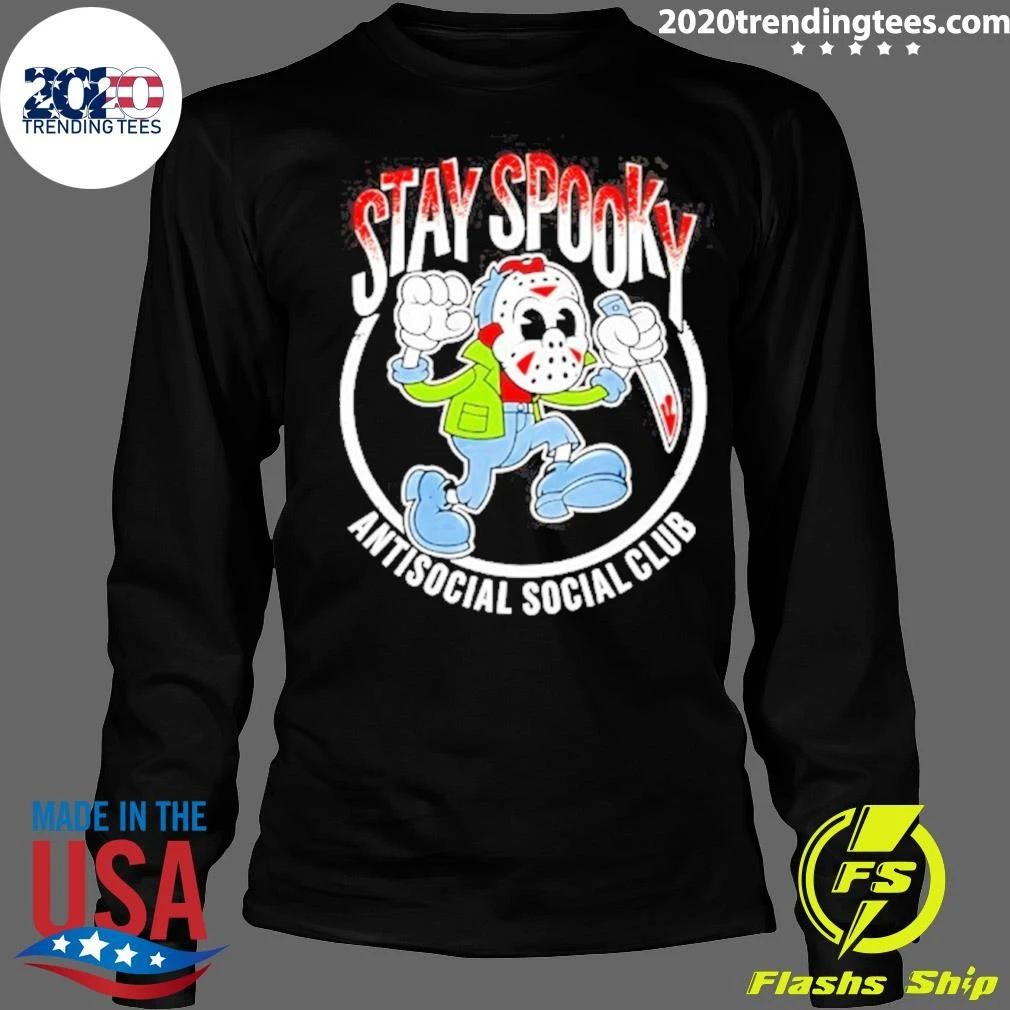 Stay Spooky Antisocial Social Club Jason Voorhees Shirt