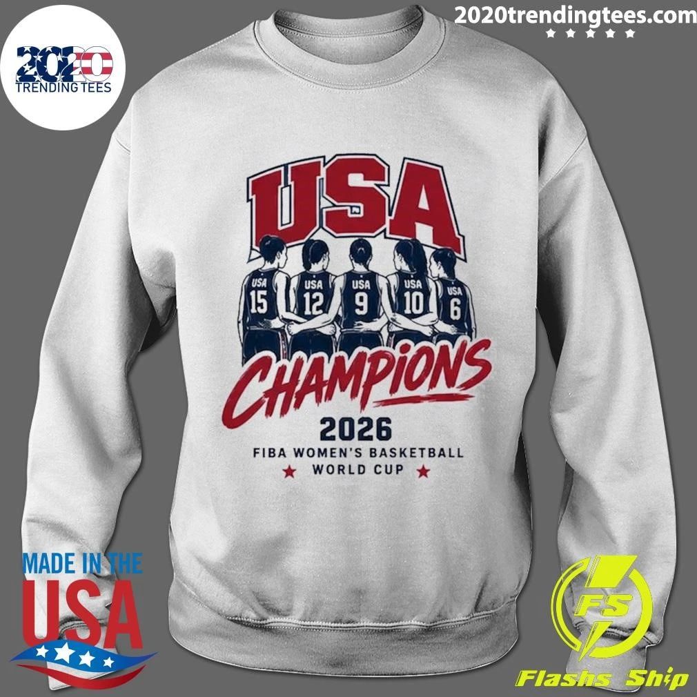 USA Women’s National Team Wins FIBA Women’s Basketball World Cup 2026 Champions Shirt