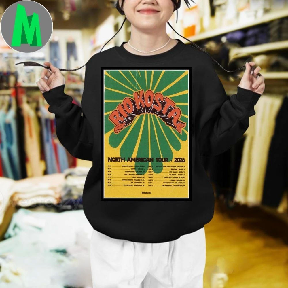 Rio Kosta Tour North American 2026 Poster Shirt