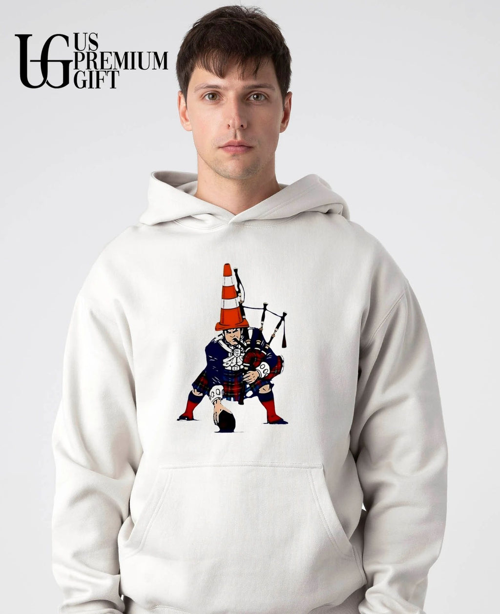 Scotland Tartan Army Traffic Cone shirt